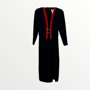 Julian Taylor Vintage Navy Dress sz 6